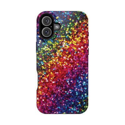 Non Glitter Color Composition Magsafe Cute Phone Case for Iphone Gift for Her,  | iPhone 15 Case | iPhone 15 Pro Max Case, Iphone 14, Iphone 14 Pro Max, Iphone 13, Iphone 16