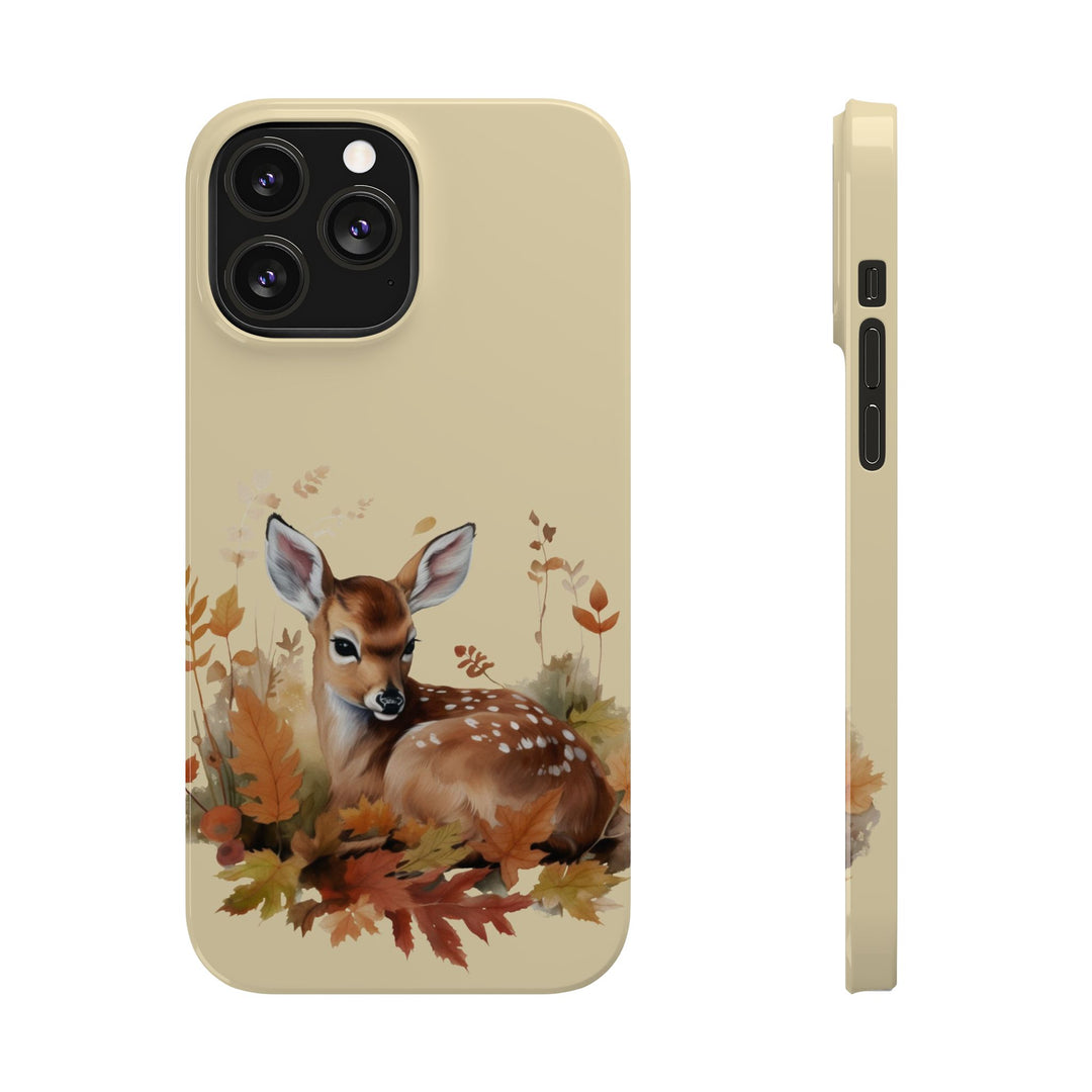 Slim Autumn Fall Deer Gift for Her Cute Phone Cases for Iphone 16 | iPhone 15 Case | iPhone 15 Pro Max Case, Iphone 14, Iphone 14 Pro Max, Iphone 13, Slim - Studio40ParkLane