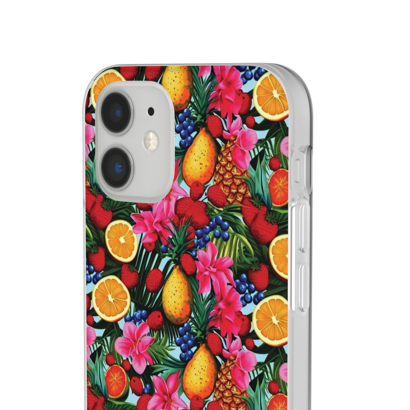 Cute Flexi Phone Cases, For Iphones and Samsung Galaxy Phones, Summer Mixed Fruit, Galaxy S23 Phone Case, Samsung S22 Case, Samsung S21, Iphone 15, Iphone 14, Iphone 13