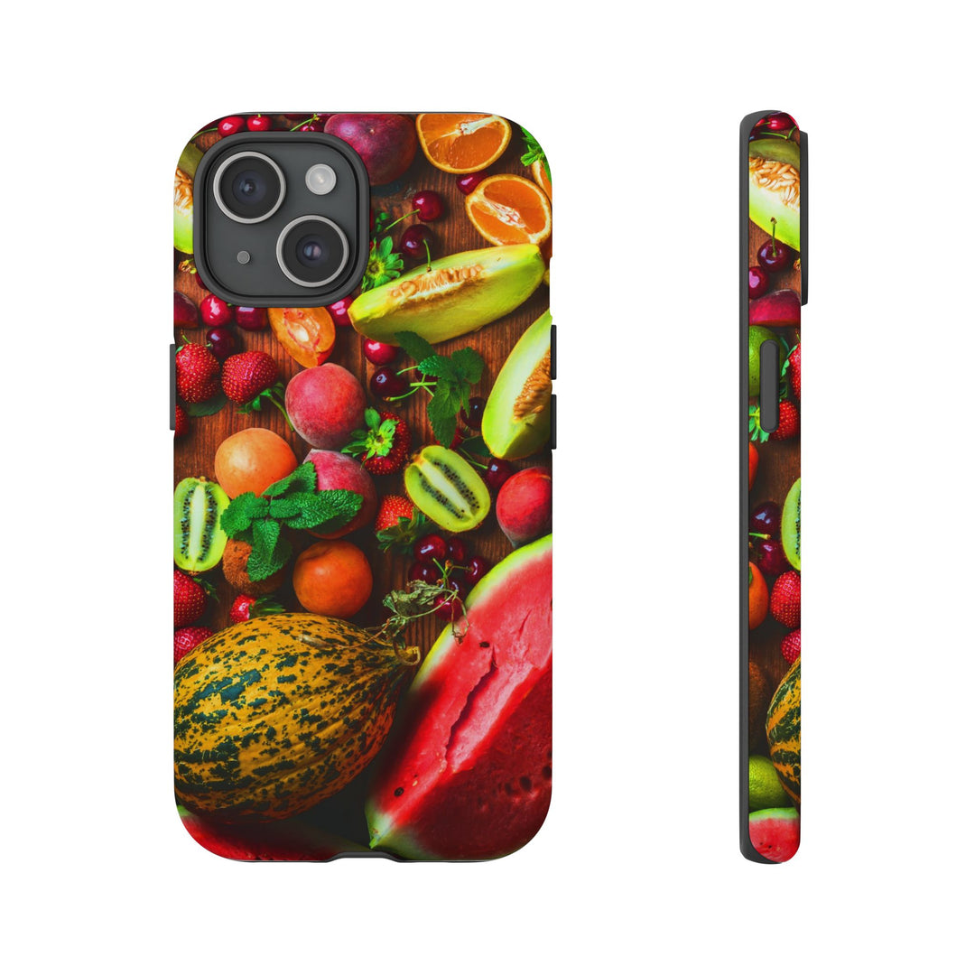 Fall Fruit Collage Cute Phone Case for, Samsung Galaxy S24, S23, S22, S21, IPhone 16 Case | Iphone 15, Iphone 14, IPhone 13 Case Mom Dad Gift - Studio40ParkLane