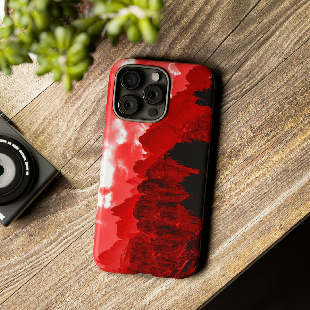 Cute IPhone Case | iPhone 15 Case | iPhone 15 Pro Max Case, Iphone 14 Case, Iphone 14 Pro Max Case IPhone Case for Art Lovers - Red Mountains - Studio40ParkLane