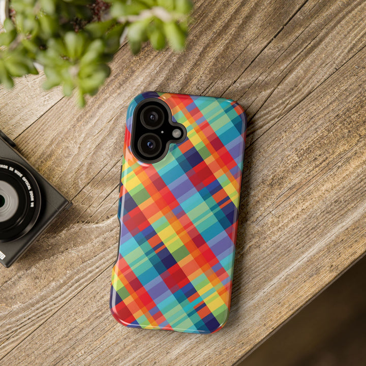 Checkered Plaid Magsafe Gift for Her Cute Phone Case for Iphone, | iPhone 16 | iPhone 15 Pro Max, Iphone 14 Pro Max, 13 12 11 10 9 8 7 - Studio40ParkLane