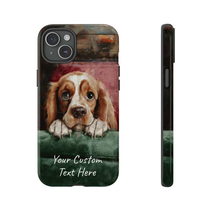Personalize this Cute IPhone Case | Cocker Spaniel iPhone Case, iPhone 15 Case | iPhone 15 Case, Iphone 14 Case, Iphone 14 Pro Max Case - Studio40ParkLane