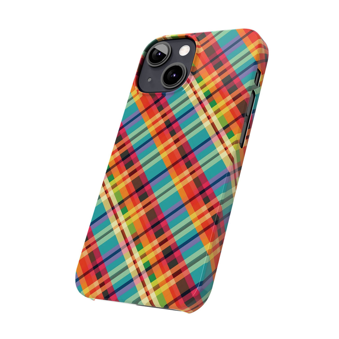 Slim Checkered Plaid Gift for Her Cute Phone Cases for Iphone 16 Pro Max | iPhone 15 Case | iPhone 15 Pro Max Case, Iphone 14, 13, 12, 11, 10, 8, 7 - Studio40ParkLane