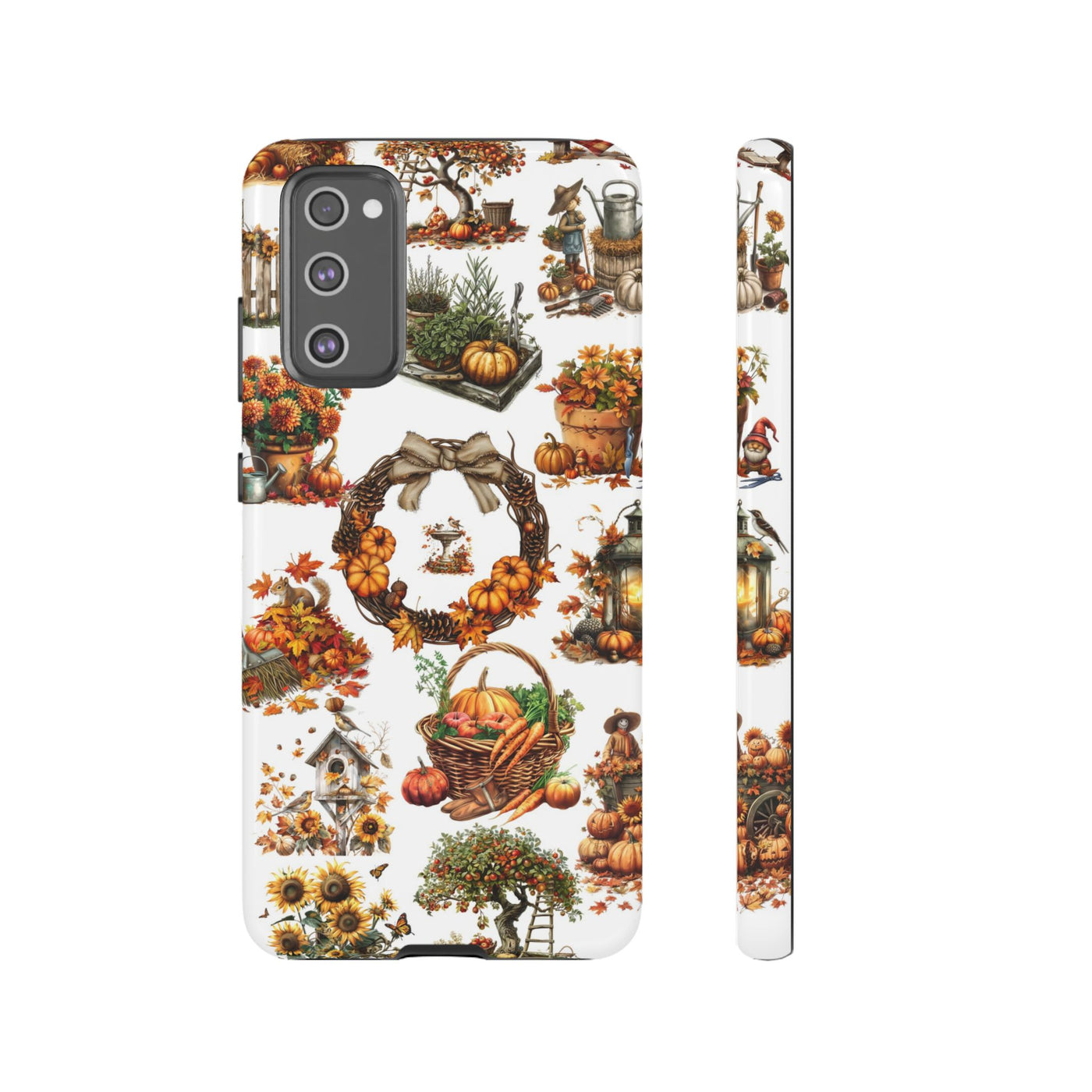 Impact Resistant, Fall Leaves Collage, Cute Phone Cases for Samsung S24, S23, S22, S21, IPhone 15 pro Iphone 14 pro Iphone 13 IPhone 12 Iphone 11