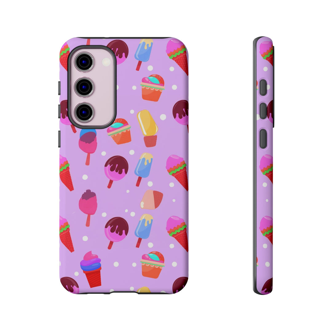 Cute Samsung Case | Cool Iphone Case | Summer Pink Ice - Cream, Samsung S24, S23, S22, S21, IPhone 15 Case | Iphone 14 Case, Iphone 13 Case - Studio40ParkLane