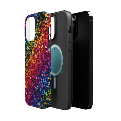 Non Glitter Color Composition Magsafe Cute Phone Case for Iphone Gift for Her,  | iPhone 15 Case | iPhone 15 Pro Max Case, Iphone 14, Iphone 14 Pro Max, Iphone 13, Iphone 16