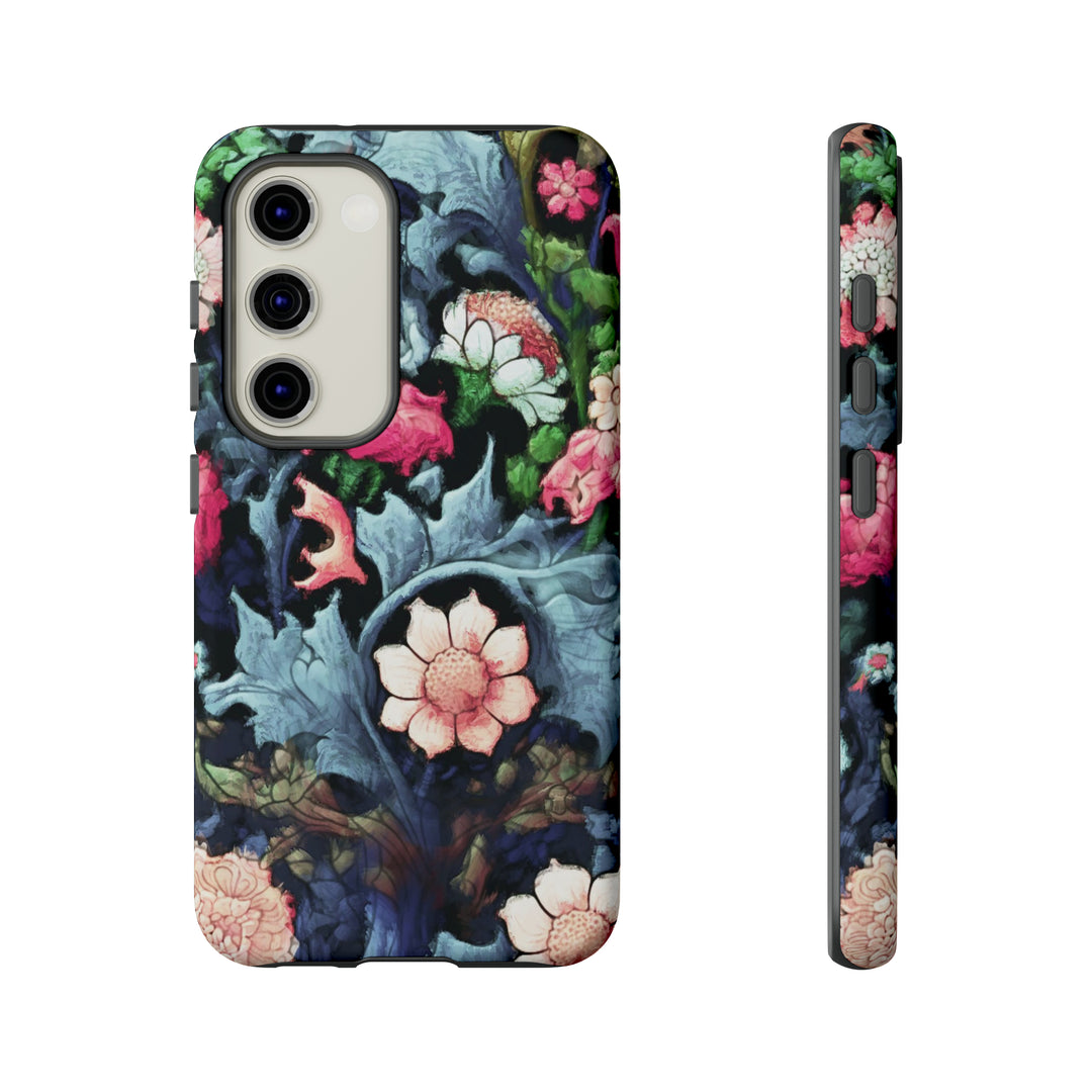 Cute Samsung Phone Case | Aesthetic Samsung Phone Case | Galaxy S23, S22, S21, S20 | Luxury Double Layer | Cool Flowers Design Floral - Studio40ParkLane