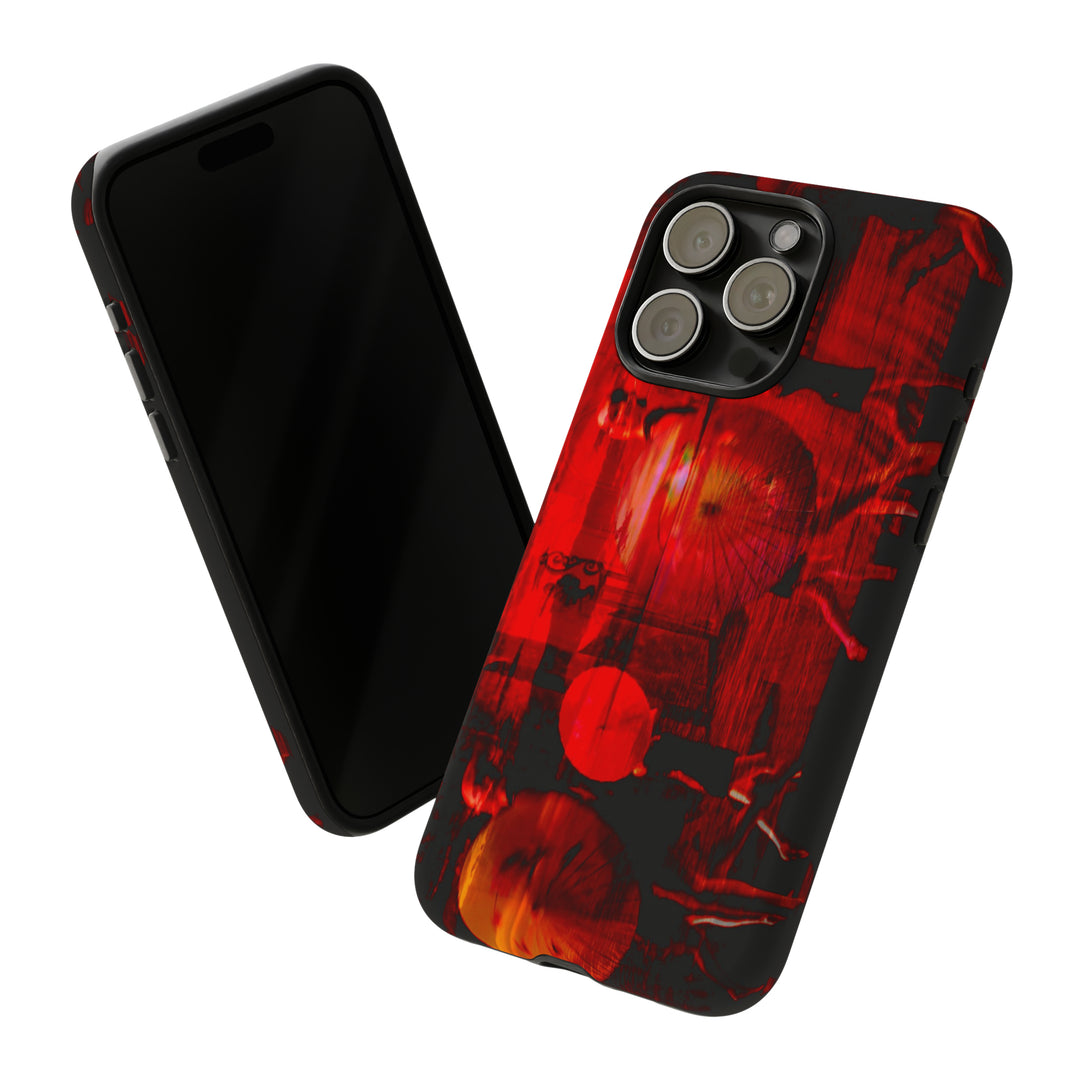 Cute IPhone Case | iPhone 15 Case | iPhone 15 Pro Max Case, Iphone 14 Case, Iphone 14 Pro Max Case IPhone Case for Art Lovers, Sunset Dance Red - Studio40ParkLane