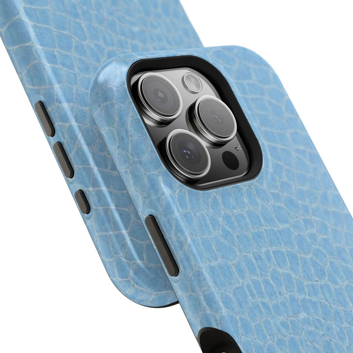 Non Leather Blue Color Pattern Magsafe Cute Phone Case for Iphone Gift for Her, | iPhone 15 Case | iPhone 15 Pro Max Case, Iphone 14, Iphone 14 Pro Max, Iphone 13, Iphone 16 - Studio40ParkLane