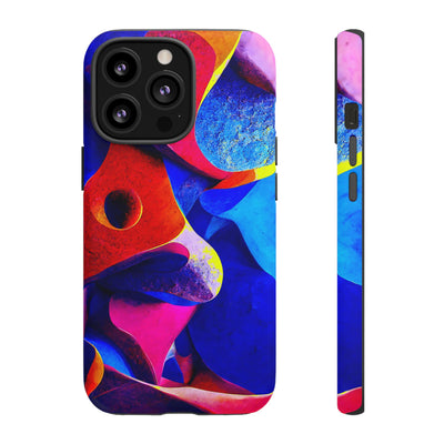 Impact Resistant, Abstract Shapes, Cute Phone Cases for Samsung S24, S23, S22, S21, IPhone 15 pro Iphone 14 pro Iphone 13 IPhone 12 Iphone 11