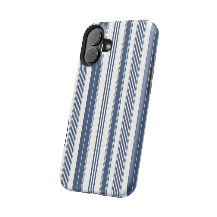 MagSafe Cute Phone Case, Coastal Striped Phone Case for iPhone 17 16 15 14 13 12 Pro Max, Samsung S26 S25 S24 Ultra case - Studio40ParkLane