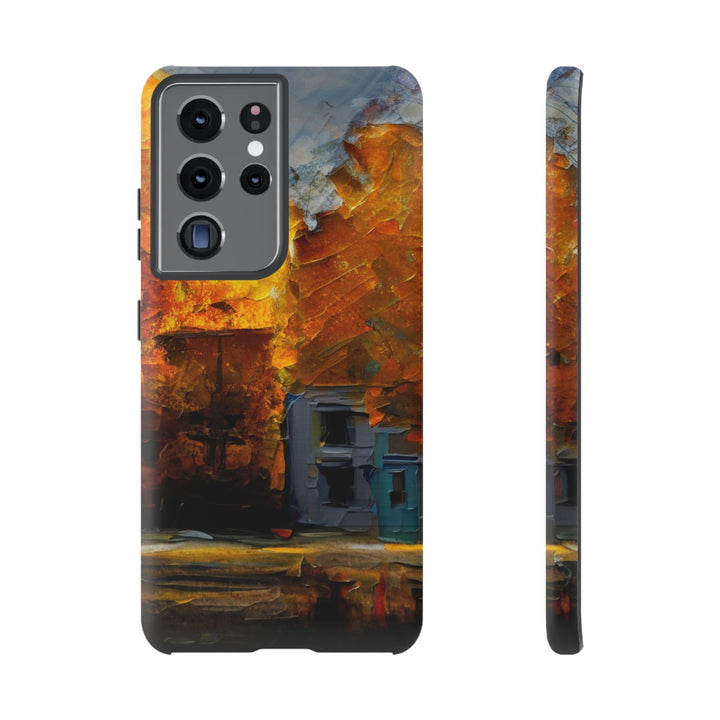Impact Resistant, Fall Leaves Oil Painting, Cute Phone Cases for Samsung S24, S23, S22, S21, IPhone 15 pro Iphone 14 pro Iphone 13 IPhone 12 Iphone 11 - Studio40ParkLane