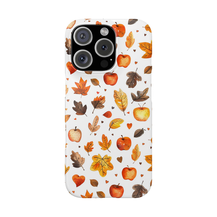 Slim Fall Autumn Leaves Gift for Her Cute Phone Cases for Iphone 16 | iPhone 15 Case | iPhone 15 Pro Max Case, Iphone 14, Iphone 14 Pro Max, Iphone 13, Slim - Studio40ParkLane