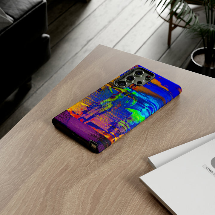 Cute Samsung Phone Case | Aesthetic Samsung Phone Case | Dance Sunset Colorful | Galaxy S23, S22, S21, S20 | Luxury Double Layer | Cool - Studio40ParkLane