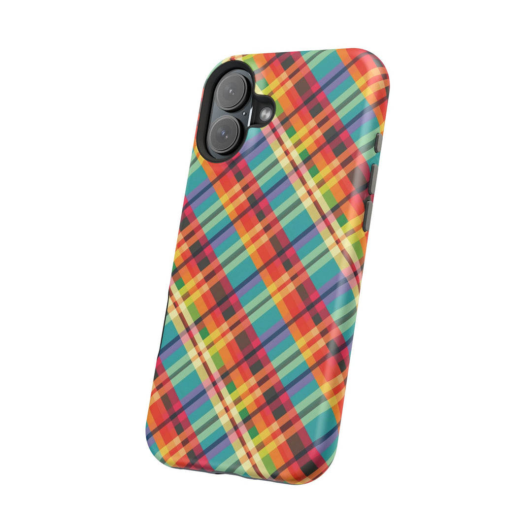 Checkered Plaid Magsafe Gift for Her Cute Phone Case for Iphone, | iPhone 16 | iPhone 15 Pro Max, Iphone 14 Pro Max, 13 12 11 10 9 8 7 - Studio40ParkLane