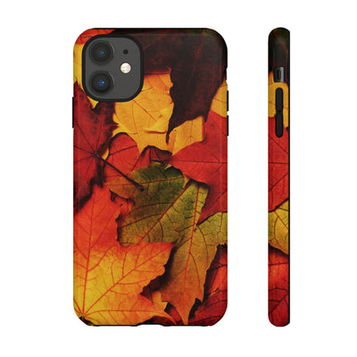 Autumn Fall Leaves Gift Cute Phone Case for, Samsung Galaxy S24, S23, S22, S21, IPhone 16 Case | Iphone 15, Iphone 14, IPhone 13 Case Mom Dad Gift