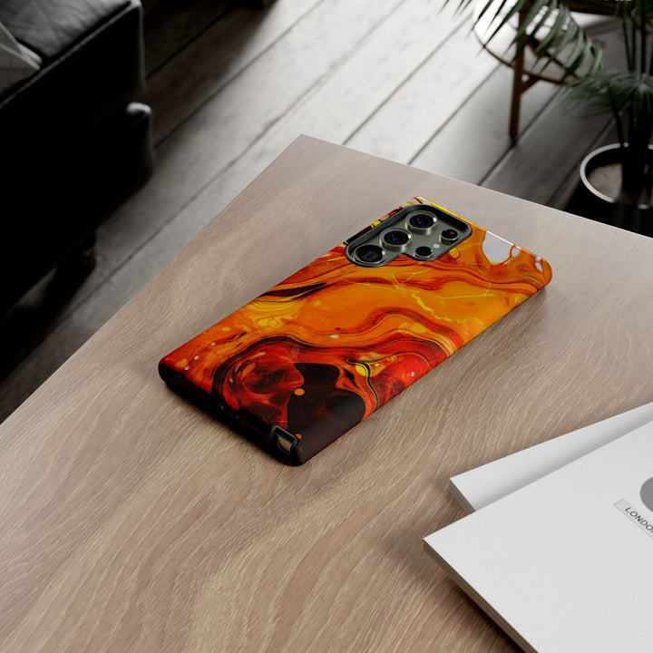 Impact Resistant, Fall Colors Marble, Cute Phone Cases for Samsung S24, S23, S22, S21, IPhone 15 pro Iphone 14 pro Iphone 13 IPhone 12 Iphone 11 - Studio40ParkLane