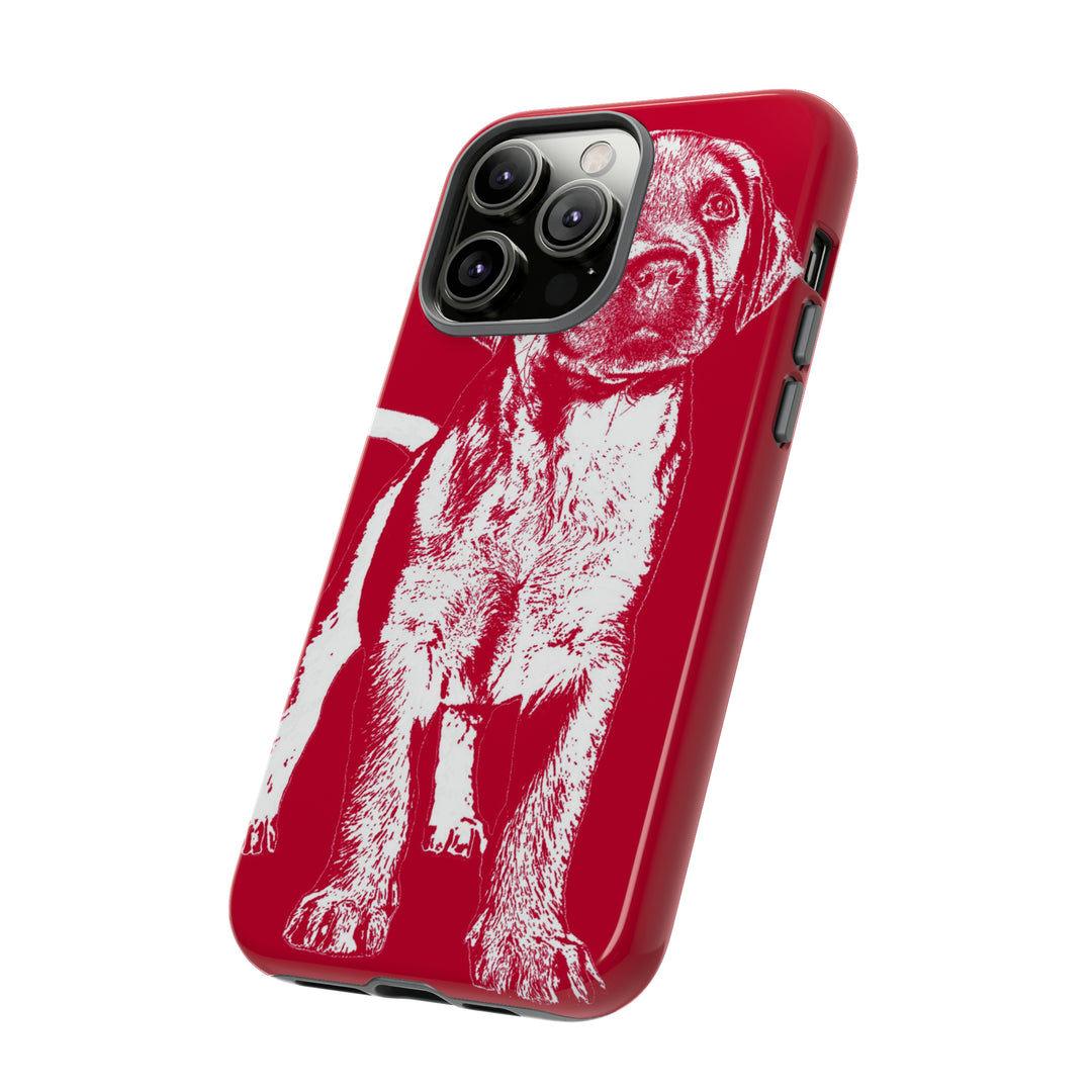 Cute IPhone Case | iPhone 15 Case | iPhone 15 Pro Max Case, Iphone 14 Case, Iphone 14 Pro Max Case IPhone Case for Dog Lovers, Puppy Dog Red - Studio40ParkLane