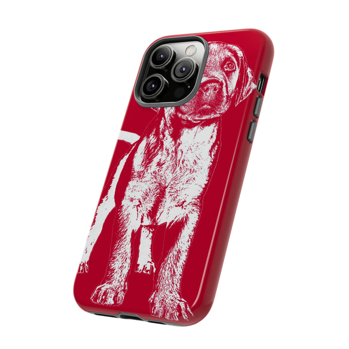 Cute IPhone Case | iPhone 15 Case | iPhone 15 Pro Max Case, Iphone 14 Case, Iphone 14 Pro Max Case IPhone Case for Dog Lovers, Puppy Dog Red - Studio40ParkLane