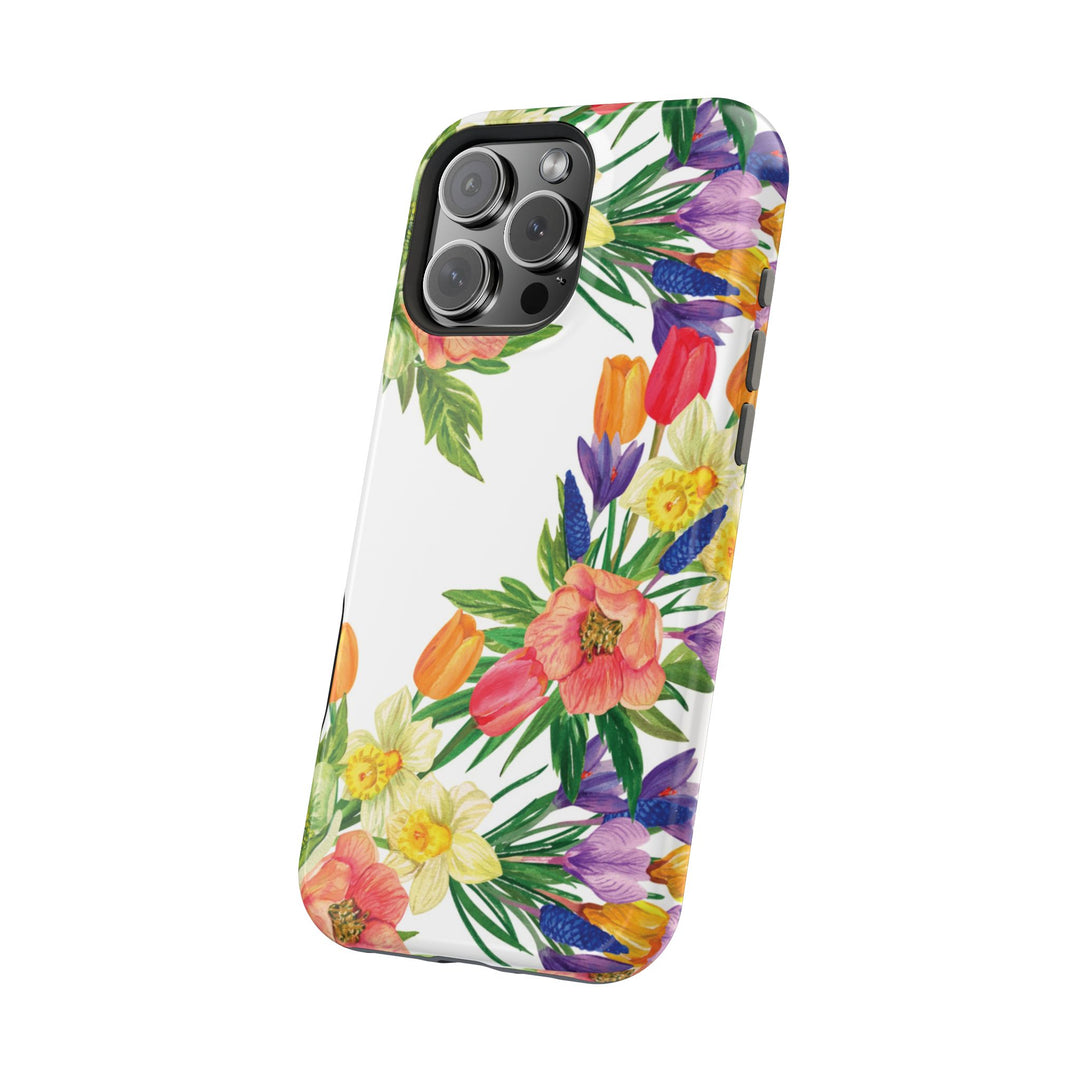 Spring Flowers Magsafe Cute Phone Case for Iphone Gift for Her, iPhone 16 Case iPhone 15 Pro Max Case, Iphone 14, Iphone 14 Pro Max, 13, 12 - Studio40ParkLane
