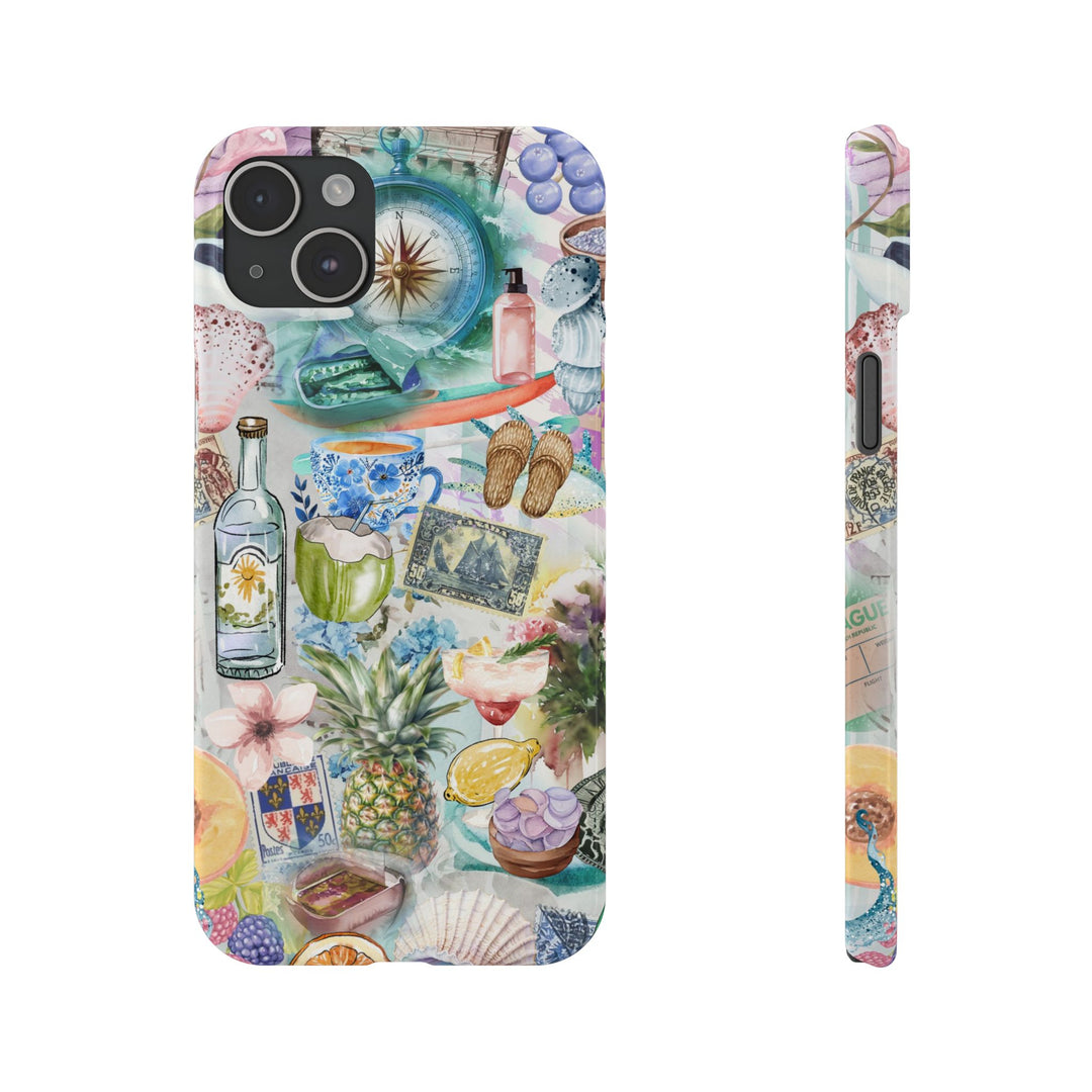 Slim Travel Coquette Collage Slim Cute Phone Cases for Iphone | iPhone 15 Case | iPhone 15 Pro Max Case, Iphone 14, Iphone 14 Pro Max, Iphone 13 - Studio40ParkLane