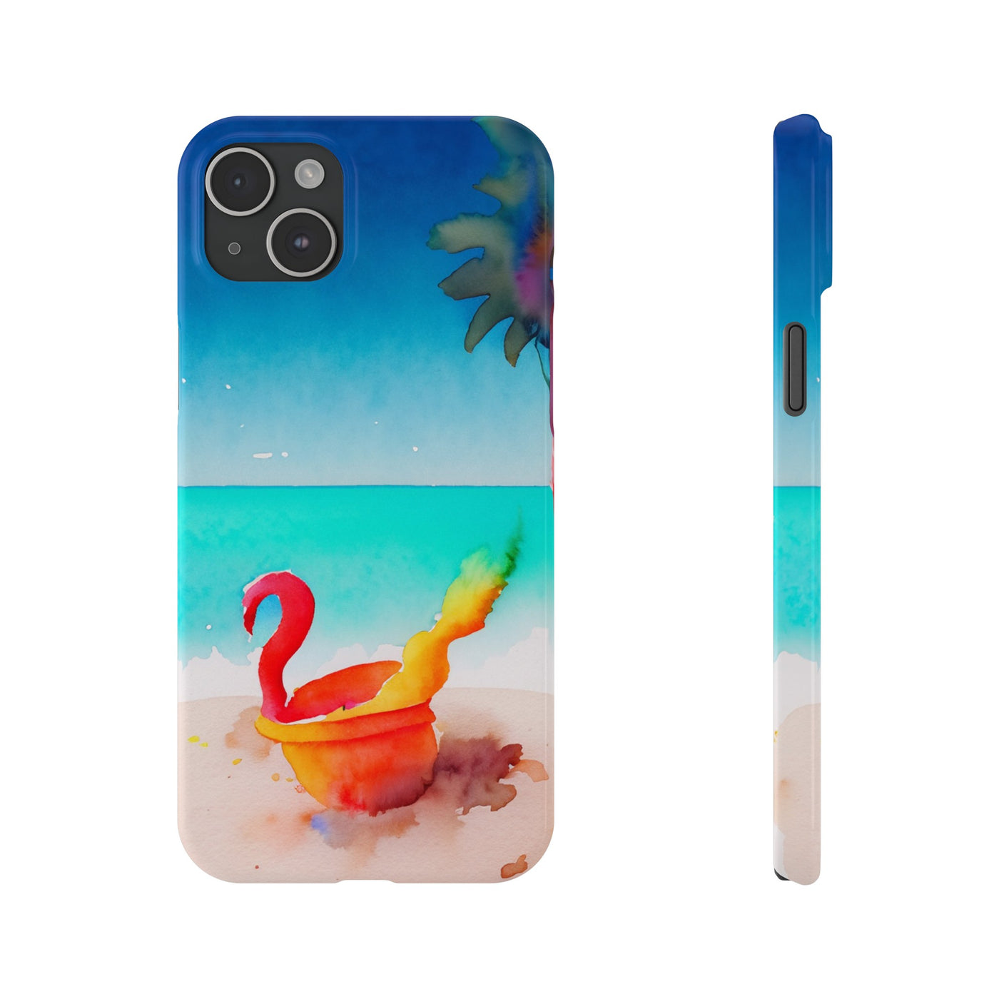 Slim Cute Phone Cases for Iphone - | iPhone 15 Case | iPhone 15 Pro Max Case, Iphone 14 Case, Iphone 14 Pro Max, Iphone 13, Summer Beach Bucket