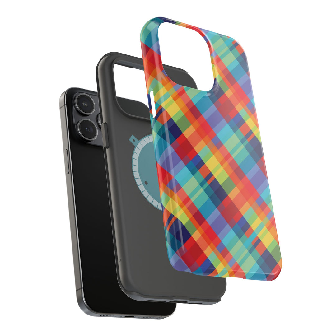Checkered Plaid Magsafe Gift for Her Cute Phone Case for Iphone, | iPhone 16 | iPhone 15 Pro Max, Iphone 14 Pro Max, 13 12 11 10 9 8 7 - Studio40ParkLane