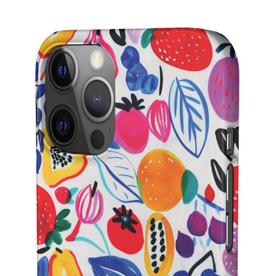 Snap Summer Fruit Gift for Her Cute Phone Cases for Samsung Galaxy S24, S23, S22, S21, S20, Plus, Ultra, Iphone 16, 15, 14, Pro and Max