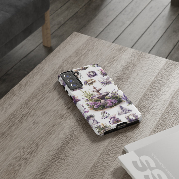 Impact Resistant, Lavender Wedding, Cute Phone Cases for Samsung S24, S23, S22, S21, IPhone 15 pro Iphone 14 pro Iphone 13 IPhone 12 Iphone 11 - Studio40ParkLane