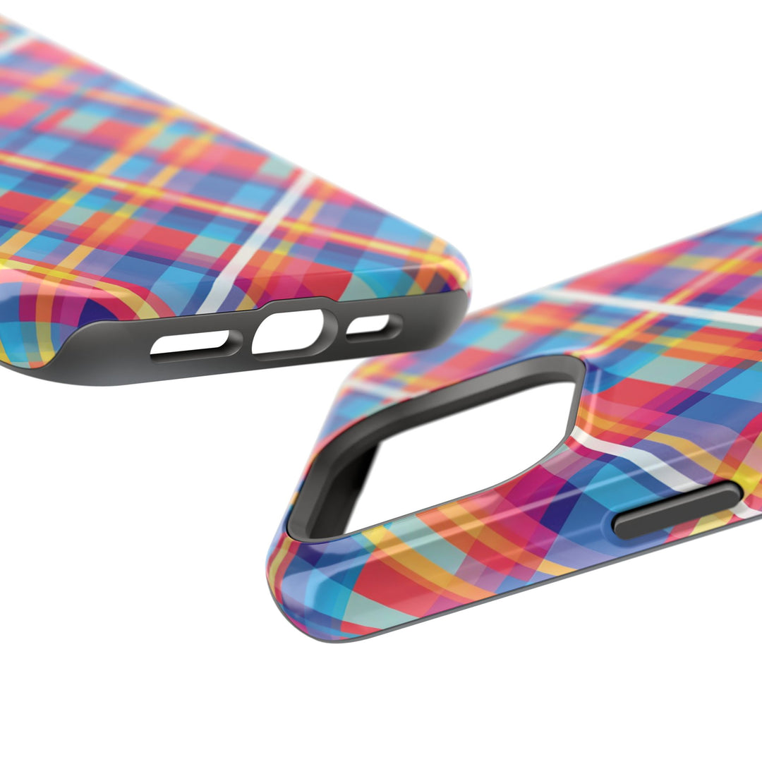 Checkered Plaid Magsafe Gift for Her Cute Phone Case for Iphone, | iPhone 16 | iPhone 15 Pro Max, Iphone 14 Pro Max, 13 12 11 10 9 8 7 - Studio40ParkLane