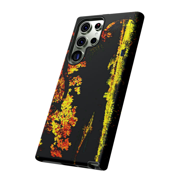 Cute Samsung Phone Case | Aesthetic Samsung Phone Case | Fall Leaves North Bridge | Galaxy S23, S22, S21, S20 | Luxury Double Layer | Cool - Studio40ParkLane