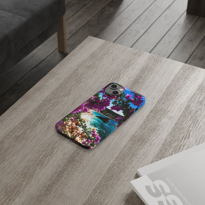 Slim Bougainvillea Sea View Cute Phone Cases for Iphone | iPhone 15 Case | iPhone 15 Pro Max Case, Iphone 14, Iphone 14 Pro Max, Iphone 13 - Studio40ParkLane