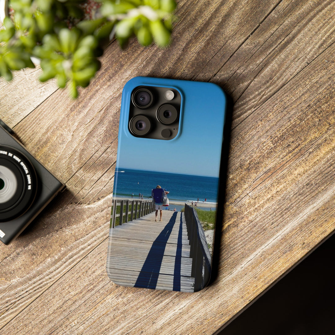 Slim Cute Phone Cases for Iphone - | iPhone 15 Case | iPhone 15 Pro Max Case, Iphone 14 Case, Iphone 14 Pro Max, Iphone 13, Summer Beach Walk - Studio40ParkLane