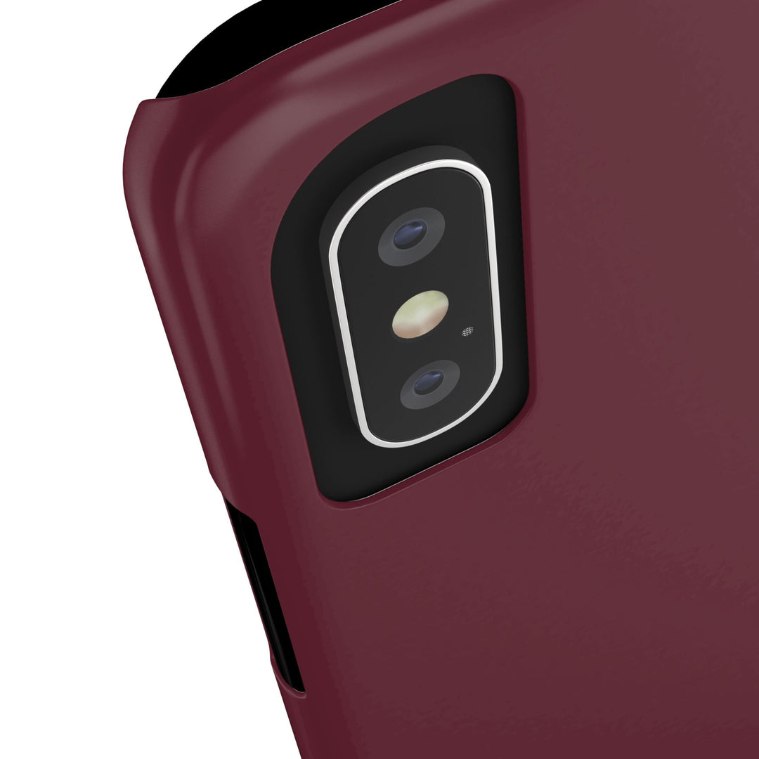 Slim Burgundy Maroon Gift for Her Aesthetic Cute Phone Case for Iphone 16 - | iPhone 15 Pro Max Case | iPhone 14 Case 13 12 11 10 9 8 7 - Studio40ParkLane