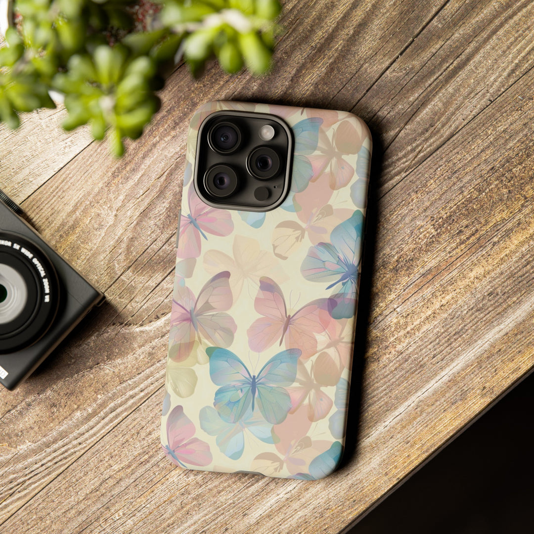Cute Samsung Case | Cool Iphone Case | Summer Pastel Butterflies, Samsung S24, S23, S22, S21, IPhone 15 Case | Iphone 14 Case, Iphone 13 Case - Studio40ParkLane