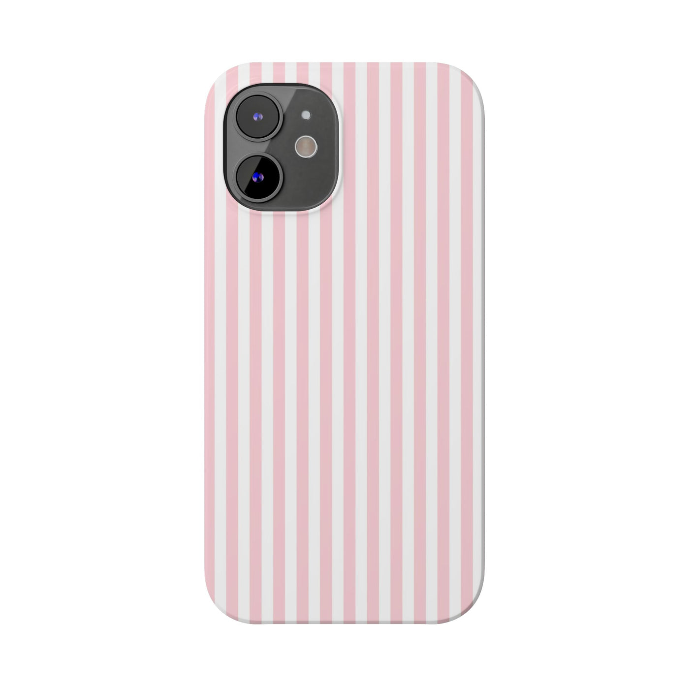 Slim Sweet Pink Striped Cute Phone Case for Iphone 16 - | iPhone 15 Pro Max Case | iPhone 14 Case Iphone 13 12 11 10 9 8 7 X XS Gift for Her