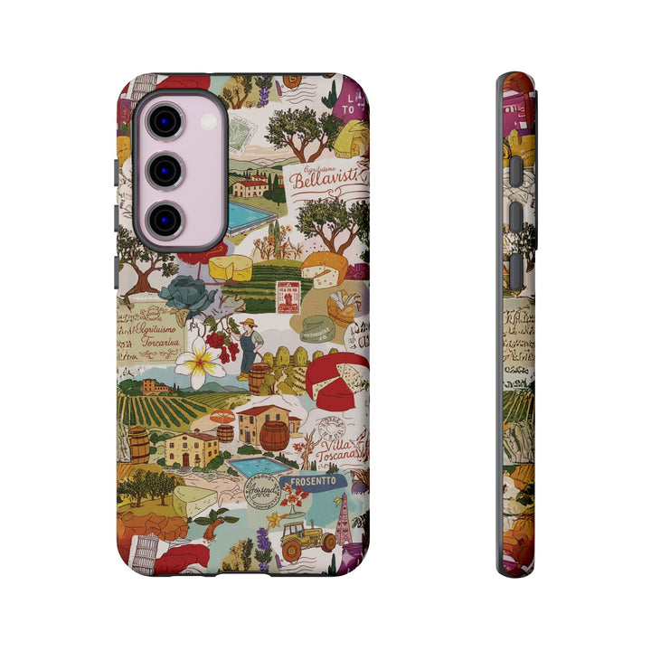 Italy Tuscany Coquette Collage Tough Premium Phone Case - For iPhone 17 Pro Max iPhone 16 Pro iPhone 15 Iphone 14 Plus 13 Pro 12 11 10 XR - Studio40ParkLane