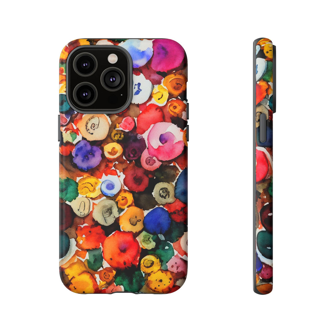 Impact Resistant, Fall Colors Buttons, Cute Phone Cases for Samsung S24, S23, S22, S21, IPhone 15 pro Iphone 14 pro Iphone 13 IPhone 12 Iphone 11 - Studio40ParkLane