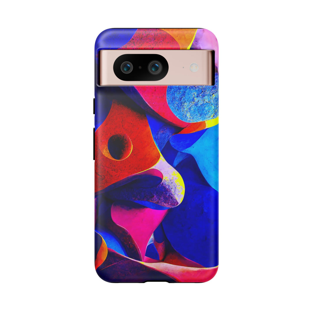 Impact Resistant, Abstract Shapes, Cute Phone Cases for Samsung S24, S23, S22, S21, IPhone 15 pro Iphone 14 pro Iphone 13 IPhone 12 Iphone 11 - Studio40ParkLane