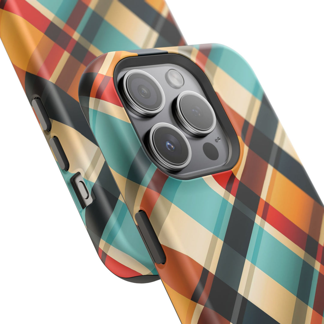 Checkered Plaid Magsafe Gift for Her Cute Phone Case for Iphone, | iPhone 16 | iPhone 15 Pro Max, Iphone 14 Pro Max, 13 12 11 10 9 8 7 - Studio40ParkLane