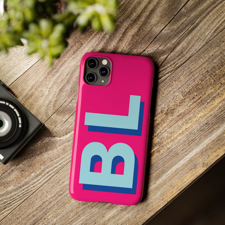 Slim Personalized Initial Custom Gift for Her Cute Phone Cases for Iphone 16 Pro Max | iPhone 15 Case | iPhone 15 Pro Max Case, Iphone 14, 13, 12, 11, 10, 8, 7 - Studio40ParkLane