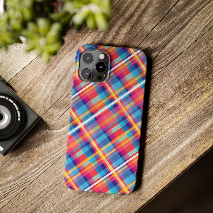 Slim Checkered Plaid Gift for Her Cute Phone Cases for Iphone 16 Pro Max | iPhone 15 Case | iPhone 15 Pro Max Case, Iphone 14, 13, 12, 11, 10, 8, 7 - Studio40ParkLane