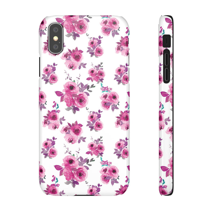 Sleek Snap Flowers Gift for Her Cute Phone Case for iPhone 16 15 14 13 12 11 X Xs Max Xr Pro Plus Samsung Galaxy S24 S23 S22 S21 S20 Ultra