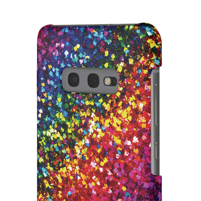 Snap Non-Glitter Muted Color Play on "Faux" Glitter Effect Cute Phone Cases for Samsung and Iphone, 16, 15, 14, S24, S23, S22, S21, S20, Plus and Ultra