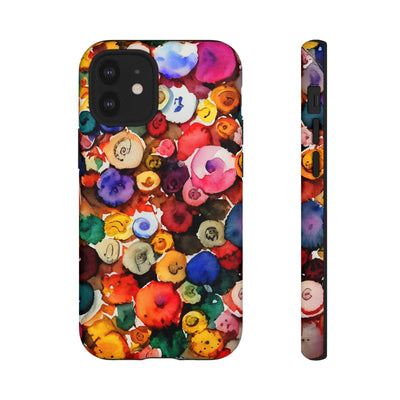 Impact Resistant, Fall Colors Buttons, Cute Phone Cases for Samsung S24, S23, S22, S21, IPhone 15 pro Iphone 14 pro Iphone 13 IPhone 12 Iphone 11