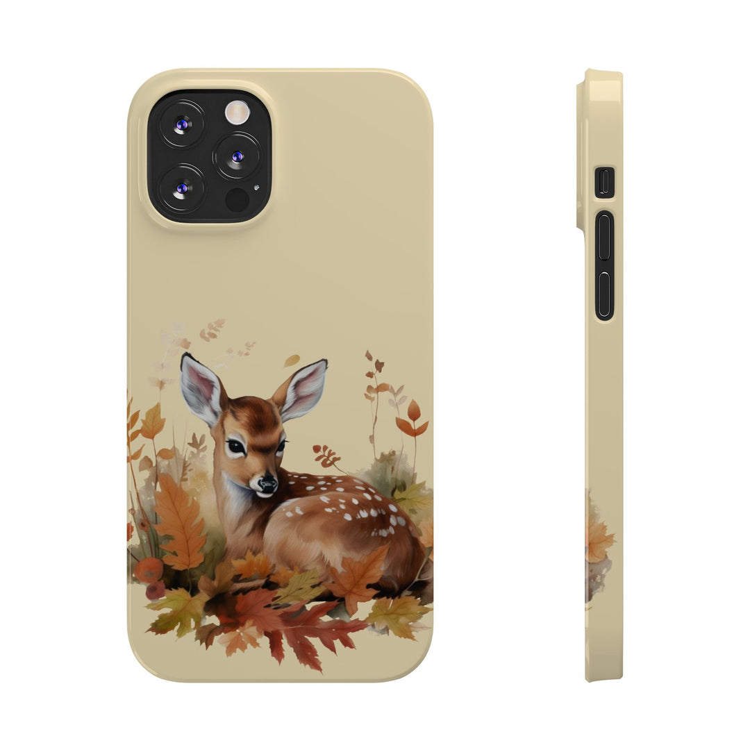Slim Autumn Fall Deer Gift for Her Cute Phone Cases for Iphone 16 | iPhone 15 Case | iPhone 15 Pro Max Case, Iphone 14, Iphone 14 Pro Max, Iphone 13, Slim - Studio40ParkLane