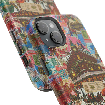 Aesthetic Tough Magsafe London Coquette Collage Phone Case - For iPhone 17 Pro Max iPhone 16 Pro iPhone 15 Iphone 14 Plus 13 Pro 12 11 10 - Studio40ParkLane