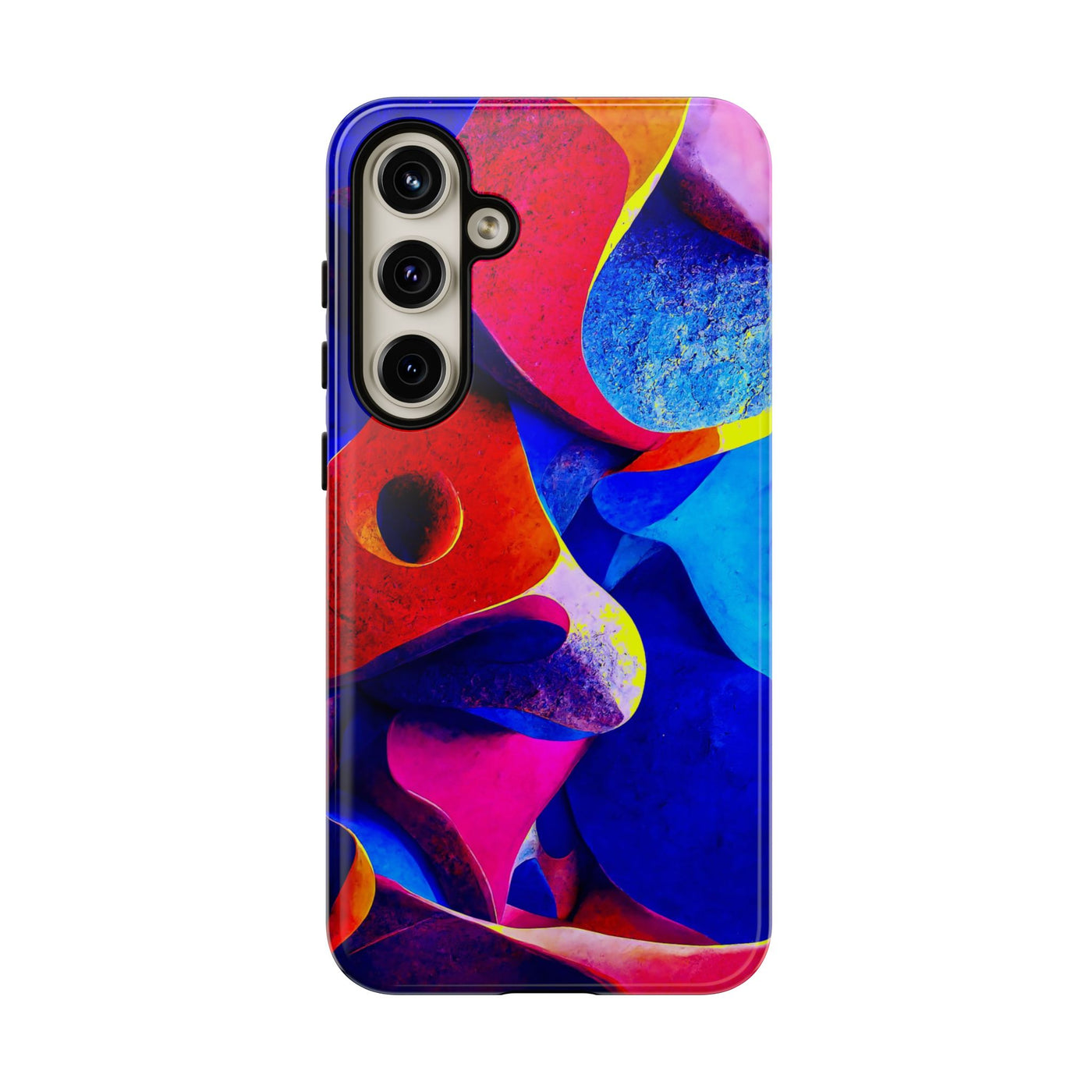 Impact Resistant, Abstract Shapes, Cute Phone Cases for Samsung S24, S23, S22, S21, IPhone 15 pro Iphone 14 pro Iphone 13 IPhone 12 Iphone 11