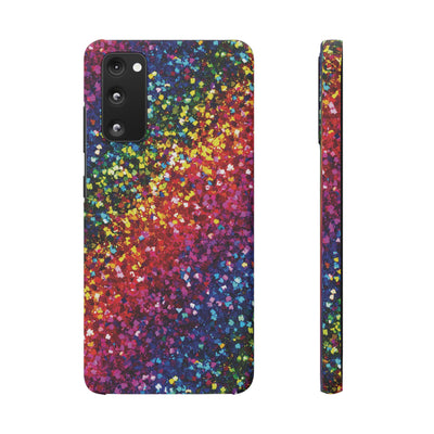 Snap Non-Glitter Muted Color Play on "Faux" Glitter Effect Cute Phone Cases for Samsung and Iphone, 16, 15, 14, S24, S23, S22, S21, S20, Plus and Ultra